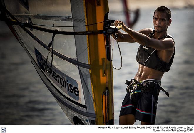 Byron Kokkalanis at the 2015 Test Event. ©  Jesus Renedo http://www.sailingstock.com